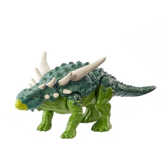 Jurassic World HBY67 - Dino-Angriff Sauropelta Dinosaurier-Actionfigur mit beweglichen Gelenken, Dinosaurier Spielzeug ab 4 Jahren