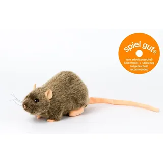 Kösen Kuscheltier Kösen Ratte Rille braun 22 cm Bisamratte Stofftier