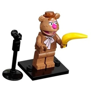 LEGO Minifigure Muppets Series: Fozzie Bear Minifig with Additional Purple Cape (71033)