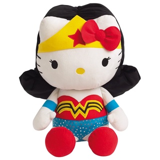 Jemini – Hello Kitty Plüsch 022869 Wonder Woman DC Comics Super Heroes – 40 cm
