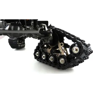 Amewi AMXRock RCX10PTS Elektro Brushed Crawler Kette 1:10 RTR Militär grün (RTR Ready-to-Run)