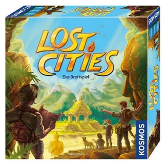 KOSMOS Verlag Spiel, Familienspiel FKS6941280 - Lost Cities - Das Brettspiel, 2-4 Spieler,..., Strategiespiel bunt