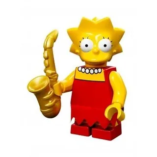 The Simpsons Lego Mini Figure Lisa