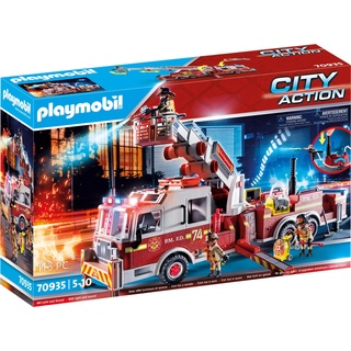 Playmobil Feuerwehr-Fahrzeug: US Tower Ladder (70935, Playmobil City Action)