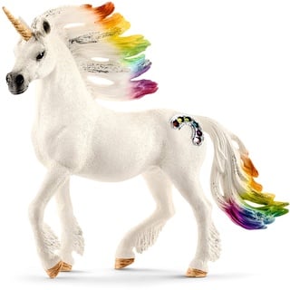 schleich 70523 Regenbogeneinhorn Hengst, ab 5 Jahren, BAYALA - Spielfigur, ‎15 x 9 x 18 cm