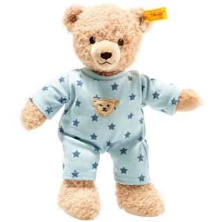 Steiff Teddybär Baby Teddy and Me mit Schlafanzug 25cm, blau