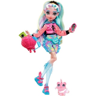 Mattel® Anziehpuppe Monster High, Lagoona Blue mit Piranha bunt