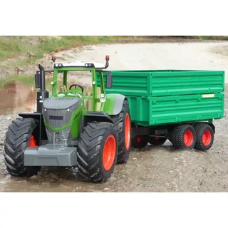 WIM-Modellbau RC Traktor 1050 + Anhänger in XL Länge 74cm Ferngesteuert