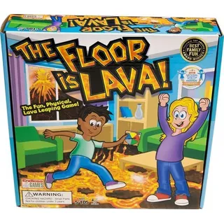 Goliath Games Floor is Lava! Interaktives Brettspiel für Kinder und Erwachsene ab 5 Jahren