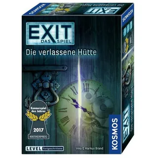 KOSMOS Verlag Spiel, Familienspiel FKS6926810 - EXIT - Die verlassene Hütte, Kartenspiel,..., Rätselspiel bunt