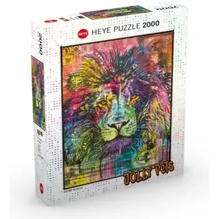 Heye 2000 Teile Puzzle - Dean Russo: Lion`s Heart