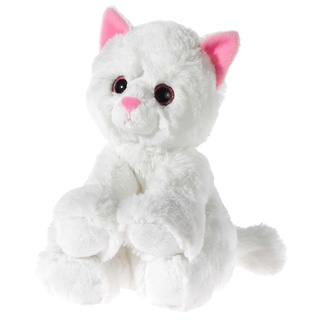 Heunec 247079 - Glitter-Kitty Katzen-Baby, weiß