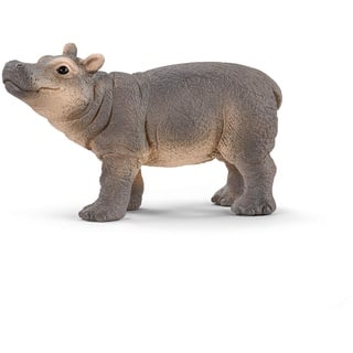 schleich 14831 Nilpferd Junges, für Kinder ab 3+ Jahren, WILD LIFE - Spielfigur