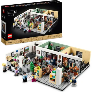 LEGO Ideas The Office US TV-Serie, Set für Erwachsene, Dunder Mifflin Scranton Modellbausatz mit 15 Minifiguren der Charaktere, Geschenk 21336