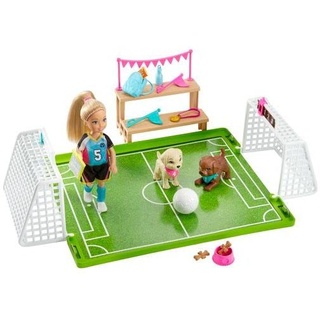 Barbie GHK37 - Traumvilla Abenteuer Chelsea Fußballerin Puppe und Spielset mit Zubehör, Spielzeug ab 3 Jahren
