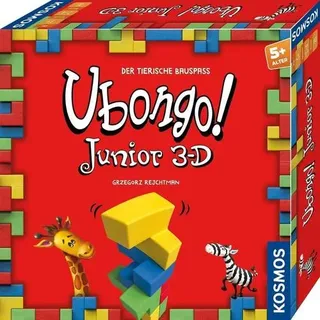 Ubongo - Junior 3D, Kinderspiel, für 1-4 Spieler, ab 5 Jahren (DE-Ausgabe)