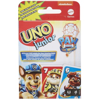UNO Junior PAWPatrol Kartenspiel - vereinfachte Version des beliebten UNO Spiels mit Bildern aus dem Animationsfilm, für 2-4 Spieler und Kinder ab 3 Jahren, HGD13
