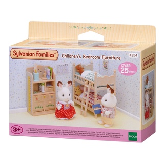 Sylvanian Families 4254 Kinderzimmer-Möbel - Puppenhaus Einrichtung Möbel, Kunststoff, Mehrfarbig