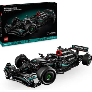 LEGO Technic Mercedes-AMG F1 W14 E Performance Set für Erwachsene, Maßstabsgetreuer Rennwagen-Modellbausatz, Sammlerstücke für Zuhause oder das... - Schwarz