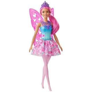 Barbie Anziehpuppe Barbie Fee mit pinken Haaren
