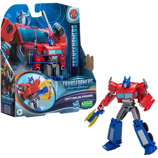 Hasbro Actionfigur Transformers EarthSpark, Warrior Optimus Prime blau|rot