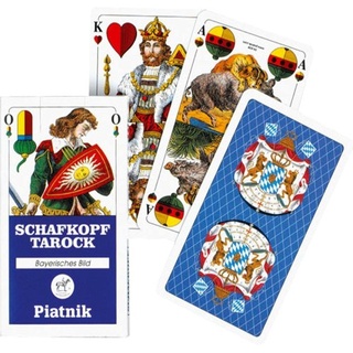 Piatnik 1822 Kartenspiel Schafkopf Tarock, Mehrfarbig