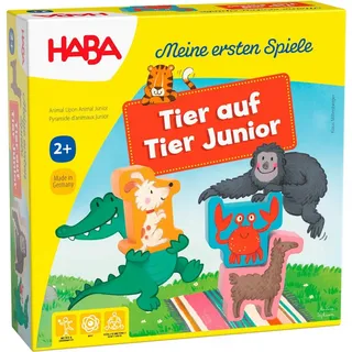 Haba Spiel, Kinderspiel Meine ersten Spiele Tier auf Tier Junior 1306068001