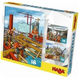 HABA 007465 HABA -Puzzles Baustelle