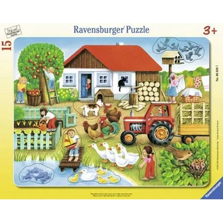 Ravensburger 06020 Rahmenpuzzle Was gehört wohin? 15 Teile 6020