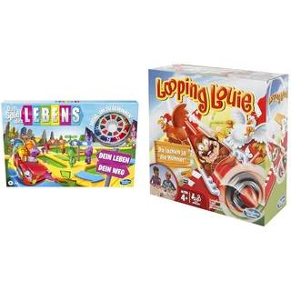 Hasbro Das Spiel des Lebens & Hasbro 15692398 Looping Louie Kinderspiel