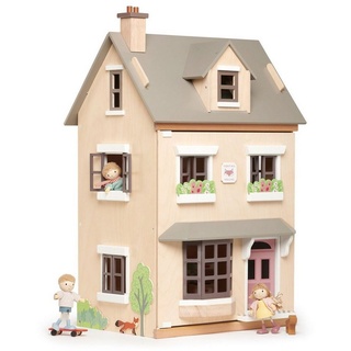 Tender Leaf Toys Puppenhaus Villa 3 Zimmer auf 3 Etagen Holz