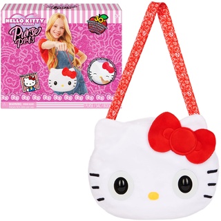 Purse Pets, Sanrio Hello Kitty and Friends, Hello Kitty, interaktive Stofftier-Handtasche mit über 30 Geräuschen und Reaktionen, Kinderspielzeug für Mädchen