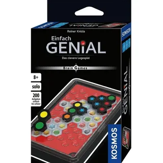 KOSMOS Verlag Spiel FKS6843410 - Einfach Genial Brain Games DE, Familienspiel, Logikspiel bunt