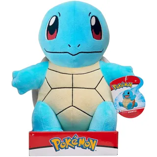 Pokemon Kuscheltier XXL Squirtle Schiggy 30 cm – Pokemon Plüschtier – Neue 2023 – Pokemon Plush - Offiziell Lizenziertes Pokemon Spielzeug