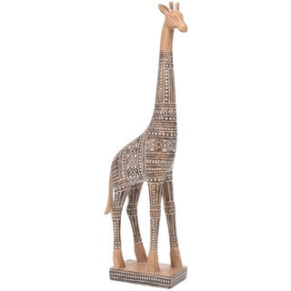 Giraffe RIFFA, Braun - Kunststein - H 51 cm