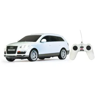 Jamara RC-Auto Audi Q7 1:24 weiß 2,4GHz, Ferngesteuertes Auto mit LED Fahrlicht weiß