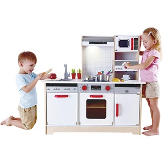 Hape Multifunktionale Spielküche von Hape | Küchen-Rollenspiel Spielset für Kinder ab drei Jahren, 21.5