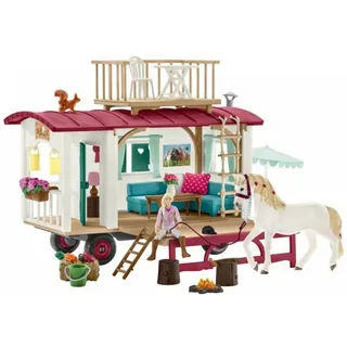 Schleich® Stapelspielzeug Schleich Horse Club Wohnwagen für geheime Club-Treffen, Spielfigur