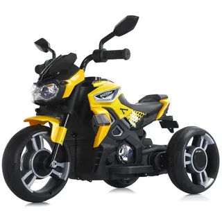 Chipolino Kinder Elektromotorrad OFF ROAD MP3-Anschluss, bis 3km/h, Lichter gelb