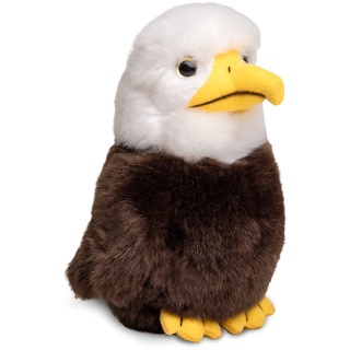 Uni-Toys - Weißkopfseeadler Baby - 18 cm (Höhe) - Plüsch-Vogel, Adler - Plüschtier, Kuscheltier