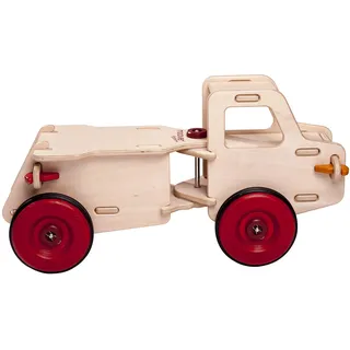 Moover MOOV-n-020 Kindergarten Junior Truck-Rutscherauto mit Stahlachsen, Natur