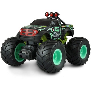 Amewi Gruen Brushed 1:18 RC Modellauto Elektro Monstertruck Heckantrieb (2WD) RTR 2,4GHz grün