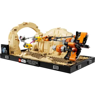 LEGO® Spielbausteine Star Wars 75380 Podrennen in Mos Espa – Diorama, (Set, 718 St., Set) bunt