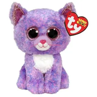 Plüschfigur Beanie Boos Katze Cassidy lavendel, 15cm