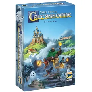 Hans im Glück, Nebel über Carcassonne, Familienspiel, Brettspiel, 1-5 Spieler, Ab 8+ Jahren, 35 Minuten, Deutsch