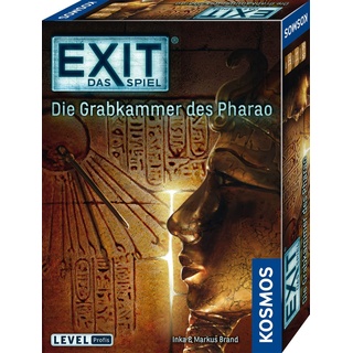 KOSMOS 692698 EXIT® - Das Spiel - Die Grabkammer des Pharao, Level: Profis, Escape Room Spiel, EXIT Game für 1-4 Spieler ab 12 Jahre, EIN einmaliges Gesellschaftsspiel